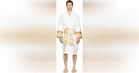 peignoire versace|Peignoirs de Luxe pour Homme .